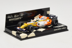 Renault R27 #3 G. Fisichella Renault F1 Team Showcar 2007 Minichamps 1:43 400070073 Metal - imagen 2 de 5