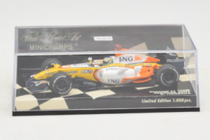 Renault R27 #3 G. Fisichella Renault F1 Team Showcar 2007 Minichamps 1:43 400070073 Metal - imagen 4 de 5