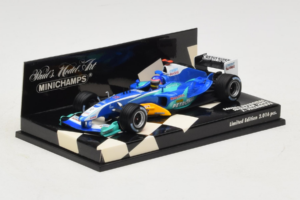 Sauber C24 Petronas #11 J. Villeneuve Sauber Petronas F1 Team Showcar 2005 Minichamps 1:43 400050081 Metal - imagen 2 de 5
