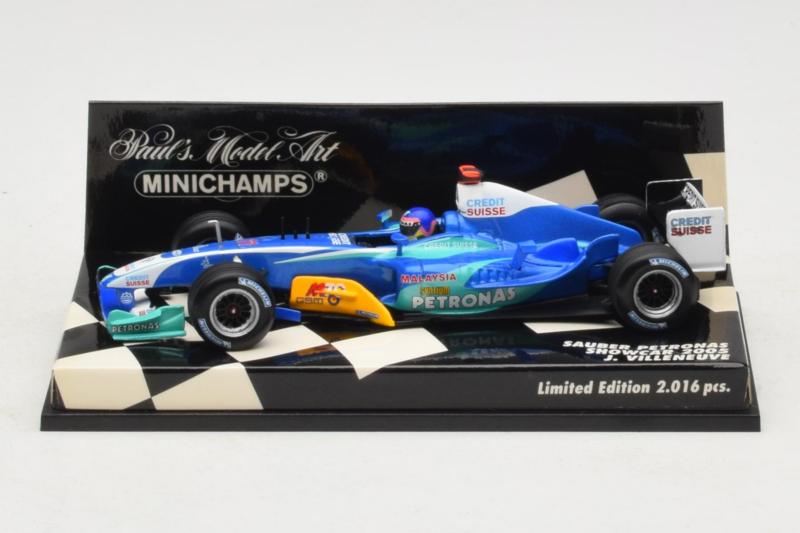 Sauber C24 Petronas #11 J. Villeneuve Sauber Petronas F1 Team Showcar 2005 Minichamps 1:43 400050081 Metal