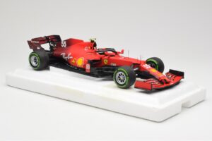 Scuderia Ferrari SF21 #55 C. Sainz Emilia Romagna GP 2021 BBR 1:18 BBR211855 Metal - imagen 4 de 7