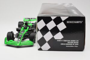 Stake F1 Team Kick Sauber C44 #77 V. Bottas Emilia Romagna GP 2024 Minichamps 1:18 147240177 Metal - imagen 6 de 7