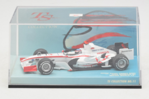Super Aguri SA05 Honda #22 T. Sato 1st GP Bahrain 2006 Minichamps 1:43 518064322 Metal - imagen 4 de 5