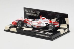 Super Aguri Honda SA06 #22 T. Sato Japanese GP 2006 Minichamps 1:43 400060122 Metal - imagen 3 de 5