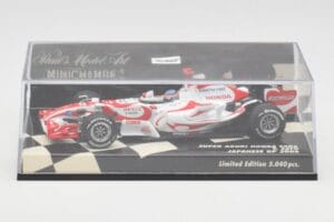 Super Aguri Honda SA06 #22 T. Sato Japanese GP 2006 Minichamps 1:43 400060122 Metal - imagen 5 de 5