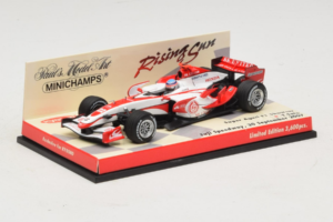 Super Aguri SA07 T. Sato F1 Showcar 2007 Minichamps 1:43 403080092 Metal - imagen 2 de 5