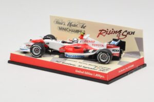Toyota TF107 #12 J. Trulli Showcar 2007 Minichamps 1:43 403070082 Metal - imagen 3 de 5