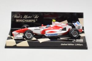 Toyota TF104 Panasonic Racing #0 R. Zonta 3rd Driver 2004 Minichamps 1:43 400040038 Metal