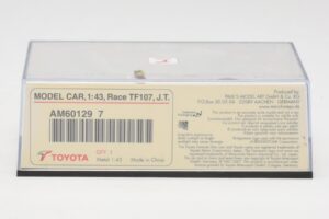 Toyota TF108 Showcar J. Trulli 2008 Minichamps 1:43 AM601297 Metal - imagen 4 de 5