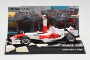 Toyota TF105 #16 J. Trulli Malaysia GP Podium 2005 Minichamps 1:43 400050116 Metal