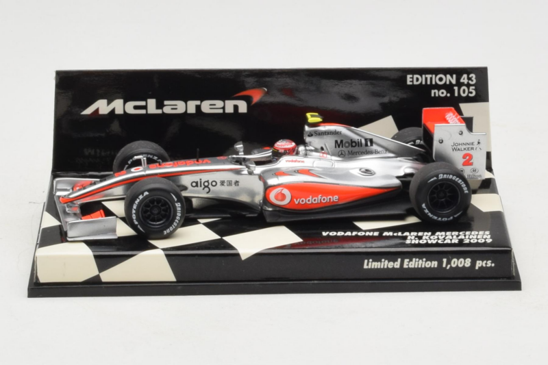 McLaren MP4-24 Mercedes #2 H. Kovalainen Vodafone McLaren Showcar F1 2009 Minichamps 1:43 530094372 Metal