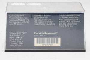 Williams FW27 BMW #16 N. Heidfeld F1 2005 Minichamps 1:43 80420404067 Metal - imagen 4 de 5