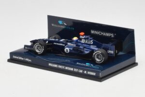 Williams FW27C BMW #7 M. Webber Test Car F1 2005 Minichamps 1:43 400050109 Metal - imagen 3 de 5