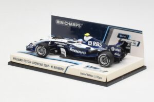 Williams FW29 N. Rosberg F1 Showcar 2007 Minichamps 1:43 400070086 Metal - imagen 2 de 5