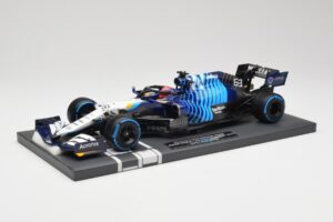 Williams FW43B Mercedes #63 G. Russell Belgian GP 2021 Minichamps 1:18 117211363 Resina - imagen 2 de 7