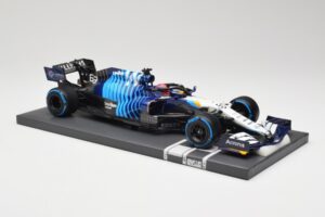 Williams FW43B Mercedes #63 G. Russell Belgian GP 2021 Minichamps 1:18 117211363 Resina - imagen 4 de 7