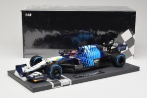 Williams FW43B Mercedes #63 G. Russell Belgian GP 2021 Minichamps 1:18 117211363 Resina - imagen 7 de 7