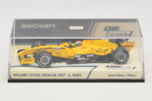 Williams FW29 Toyota A. Wurz Williams F1 Team Showcar 2007 Minichamps 1:43 400070087 Metal - imagen 4 de 5
