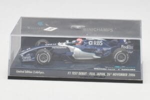 Williams FW28 Toyota K. Nakajima F1 Test Debut 2006 Minichamps 1:43 400060135 Metal - imagen 6 de 6