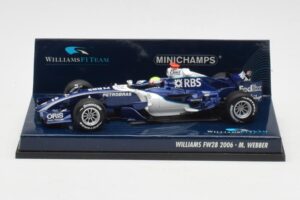 Williams FW28 Toyota #7 M. Webber F1 2006 Minichamps 1:43 400060009 Metal