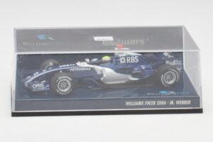 Williams FW28 Toyota #7 M. Webber F1 2006 Minichamps 1:43 400060009 Metal - imagen 5 de 5