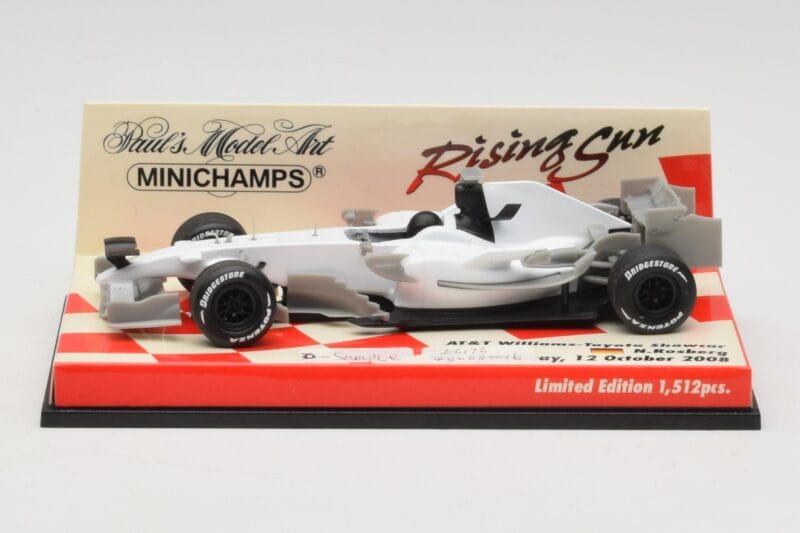 Williams Toyota FW29B #7 N. Rosberg Showcar 2008 Minichamps 1:43 403080177 Metal
