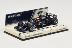 Williams FW30 Toyota #8 K. Nakajima Test Jerez Feb 2008 Minichamps 1:43 400080208 Metal - imagen 2 de 5