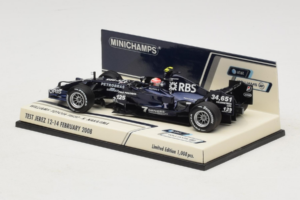 Williams FW30 Toyota #8 K. Nakajima Test Jerez Feb 2008 Minichamps 1:43 400080208 Metal - imagen 3 de 5