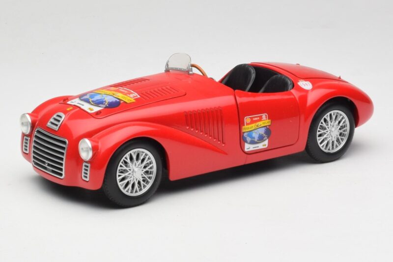Ferrari 166 MM Barchetta Rojo Hot Wheels 1:18 B6054 Metal