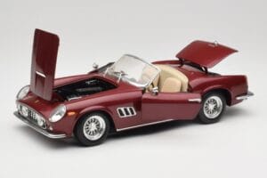 Ferrari 250 GT California Spider LWB Rojo Granate Hot Wheels 1:18 25727 Metal - imagen 2 de 8