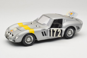 Ferrari 250 GTO #172 L. Bianchi / G. Berger Tour de France 1962 Plata Edición Limitada Bburago 1:18 3011-S1 Metal - imagen 2 de 8