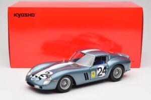 Ferrari 250 GTO #24 P. Rodriguez 12 Hours of Sebring GT3.0 Winner 1962 Kyosho 1:18 08438D Metal - imagen 8 de 8