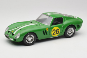 Ferrari 250 GTO #26 Verde Franjas Blancas 1962 Bburago 1:18 3011-G3 Metal