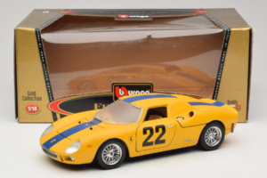 Ferrari 250 LM #22 Amarillo 1965 Bburago 1:18 3333-Y1 Metal - imagen 8 de 8
