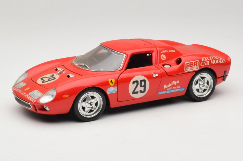 Ferrari 250 LM #29 Owens / Jones Monza 1992 Edición Limitada Bburago 1:18 3033-P3 Metal