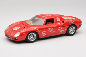 Ferrari 250 LM Rojo Blanco Essen Autographs Edición Limitada Bburago 1:18 3033-P4 Metal
