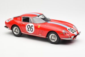 Ferrari 275 GTB Competizione #26 G. Biscaldi / A. de Bourbon Team Hugus 24 Hours of Le Mans 1966 CMC 1:18 M-199 Metal - imagen 4 de 6