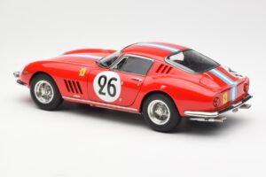 Ferrari 275 GTB Competizione #26 G. Biscaldi / A. de Bourbon Team Hugus 24 Hours of Le Mans 1966 CMC 1:18 M-199 Metal - imagen 5 de 6