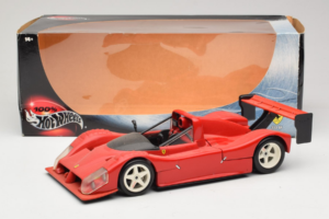 Ferrari 333 SP Rojo Con Llantas Blancas Hot Wheels 1:18 29230 Metal - imagen 8 de 8