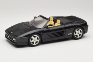 Ferrari 348 Spider Negro Con Llantas Plata Mira 1:18 6918 Metal