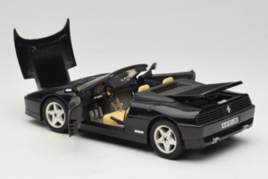 Ferrari 348 Spider Negro Con Llantas Plata Mira 1:18 6918 Metal - imagen 5 de 8