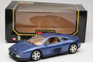 Ferrari 348tb Azul Oscuro Metalizado Bburago 1:18 3039-B1 Metal - imagen 8 de 8