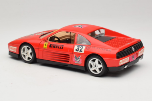 Ferrari 348 TB #32 Pirelli Rojo 1989 Bburago 1:18 3039-P1 Metal - imagen 7 de 8