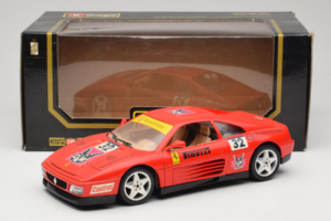 Ferrari 348 TB #32 Pirelli Rojo 1989 Bburago 1:18 3039-P1 Metal - imagen 8 de 8