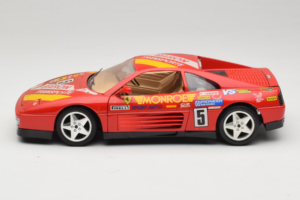 Ferrari 348 TB #5 Monroe Rojo 1989 Bburago 1:18 3039-M1 Metal - imagen 4 de 8