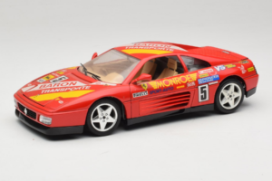 Ferrari 348 TB #5 Monroe Rojo 1989 Bburago 1:18 3039-M1 Metal