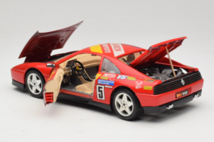 Ferrari 348 TB #5 Monroe Rojo 1989 Bburago 1:18 3039-M1 Metal - imagen 5 de 8