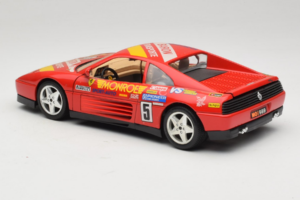 Ferrari 348 TB #5 Monroe Rojo 1989 Bburago 1:18 3039-M1 Metal - imagen 7 de 8