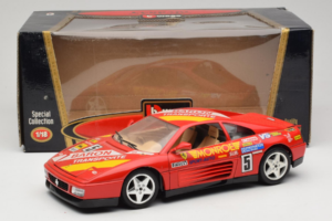 Ferrari 348 TB #5 Monroe Rojo 1989 Bburago 1:18 3039-M1 Metal - imagen 8 de 8