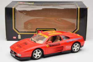 Ferrari 348tb Pirelli Rojo Bburago 1:18 3039-P2 Metal - imagen 8 de 8